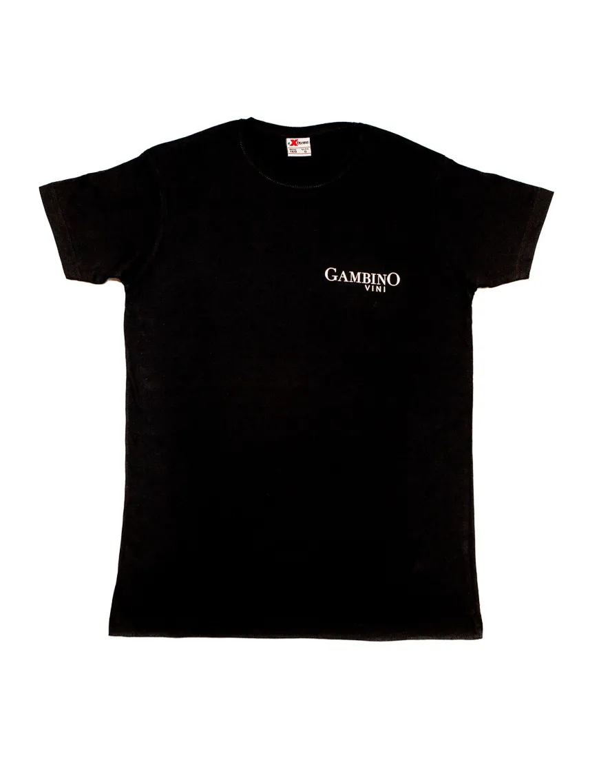 T-shirt nera | Gambino Vini